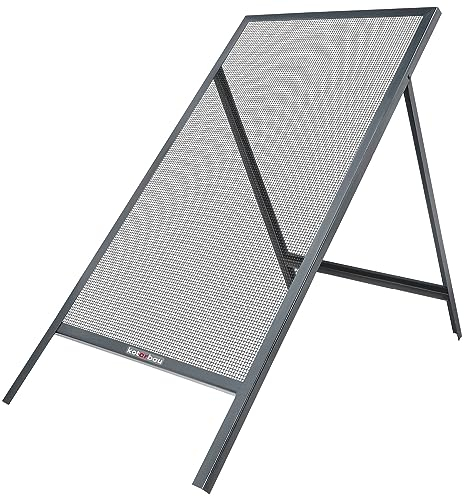 KOTARBAU® Colino passante, 60 x 120 cm, in filo di acciaio, 4 x 4 mm, setaccio da giardino, griglia per compost
