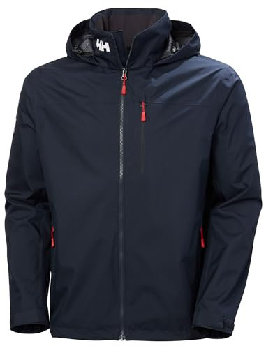 Helly Hansen Herren Crew Hooded Jacke, Marineblau 2.0, 2XL