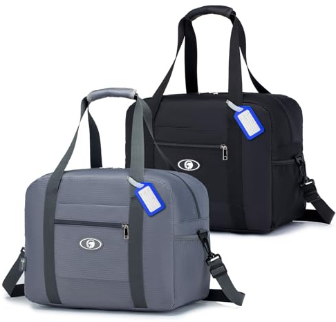 SPAHER Bagaglio a Mano 40x30x20 Ryanair Wizzair Borsone da Viaggio 25L Borsa da Cabina Mamma per Aereo Palestra Weekend Ospedale Donna Uomo Impermeabile Cabin Bag con Tracolla Rimovibile