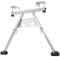 Lfhelper Ladder Standoff Stabiliser, Roof Ladder Hook Kit, 150 kg/ 330 lbs Load Support, Extension Ladders Stand Off, Adjustable Width & Height, for Roof Maintenance, Painting, Gutter Cleaning