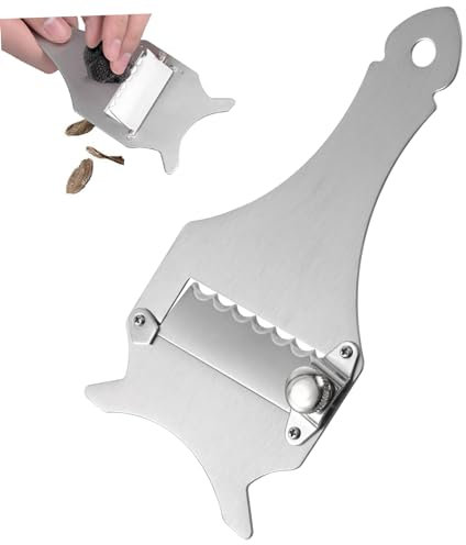 Amosfun 3 Pièces éplucheur de fruits coupe-rabot à fromage éplucheur d'ail coupe-légumes polyvalent trancheuse de pommes de terre rasoir escroqueries grattoir outil d'épluchage de cuisine