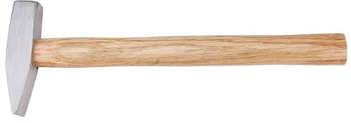 Martello da ingegnere da 26 cm, in acciaio forgiato con manico in legno, per lavorazione dei metalli, fabbro, fai da te, macchinisti e ingegneri (200 ml)