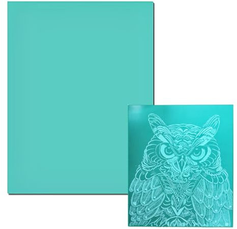 NOPKESV 1er-Pack Weichgummi Linoldruck Platte,Carving Block for Artists,Briefmarkierungs Gummi Blöcke für Stempel Selber Machen,Bastel,Gravieren und Druckprojekte (A4)