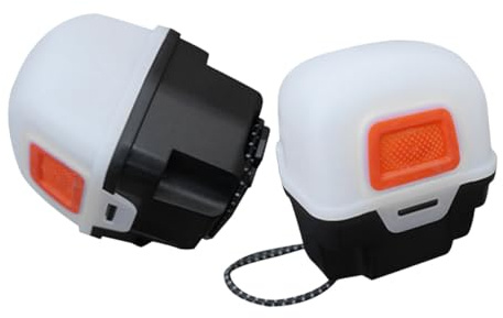 TOPBATHY Portable Headlight Storage Box 2pcs Set Protective Led Camping Headlight Holder Carrying Case for Outdoor Fishing Climbing Activities