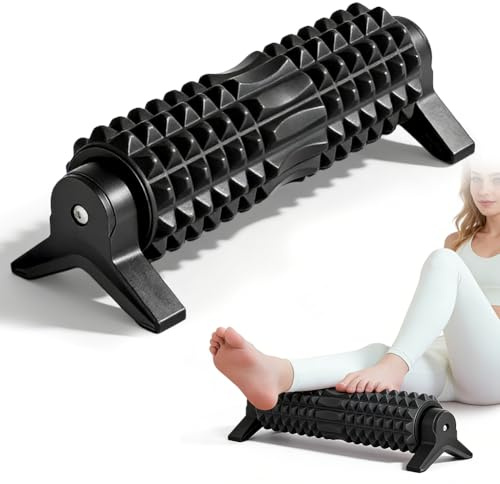 Fascia rulle ryggrad, skumrulle med 3D-texturmassage, fascia rulle rygg ryggrad och helkropp, massagerulle ryggrulle för att lindra muskelspänningar