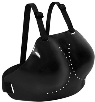 Rswnyirn Fencing Chest Guard for Women, Adjustable Plastron Breast Protector for Foil Epee Sabre Fencing Gear Black Large