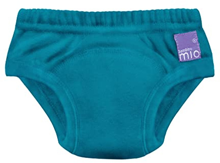 Bambino Mio Toddler Reusable Potty Training Pants, 3-4 Years, Teal, Boys and Girls, for Baby