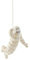 JOTEX Neil Astronaut Dekorative Figuren, Wanddeko - Matt-Weiß, 31.9X19.5x13.6 cm