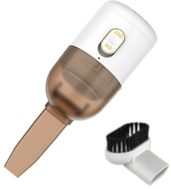 Bekasa Tischstaubsauger Mini, Kabelloser Handstaubsauger Auto Staubsauger Tragbar Kabellos Mini Staubsauger für Desktop (Weiß)