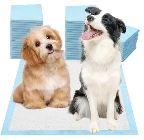 Nanipets® Trainingspad für Hunde Welpenunterlagen, Superabsorbierendes & Auslaufsichere Wickelunterlagen, 45 x 60 cm Extra Große, Dicke Pet Pads, 50 Stück