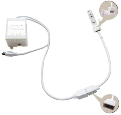 Hemobllo Led Strip Connector Lötfrei Verbinder Mit Buchsen Und Stiften Einfache Installation Für Led Lichtband Verkabelung