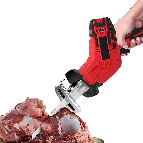 Electric Bone Saw - Commercial and Home Reciprocating Meat Cutter for Ribs, Pig's Trotter, and Lamb Chops