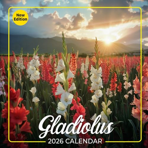 Gladiolus Calendar 2026: Elegant and Tall Blooms to Grace Your Year