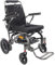 Juodkeo Silla de ruedas de transporte compacta todo terreno para adultes y mayores - Plegable ligera eléctrica, 2 motores sin escobillas anti-ruido con 1 batería litio-ión