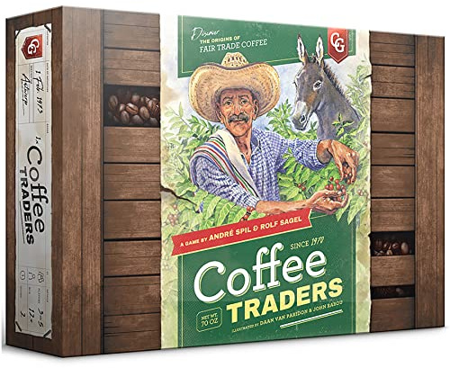 Capstone Games | Coffee Traders | Board Game | Base Game | 1 to 4 Players Ages 14+