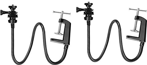 Speesy 2X Soporte para Webcam, Soporte para Webcam Actualizado con Brazo Flexible Un Cuello de Cisne Y Abrazadera, Vestido para Webcam C920, C922, C930