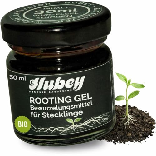 HUBEY Bio ROOTING GEL Enrotning för sticklingar för förökning av växter Rotstimulator (30 ml)