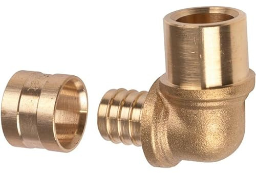 Raccord PER coudé 90° à glissement - PER Ø 16 mm - Cuivre Ø 14 mm - PB tub