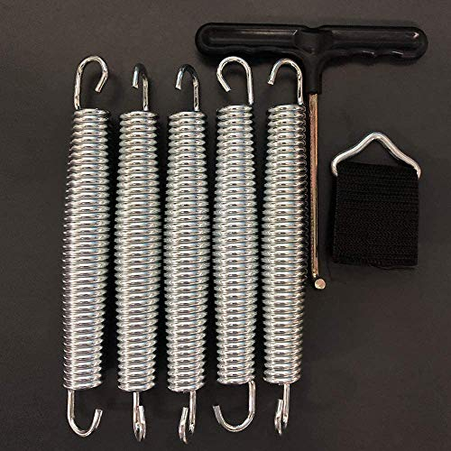 Trampolinfeder (87mm/100mm/120mm/140mm/165 mm/178mm) Federersatzfeder, Trampolinzubehör, Trampolin-Dreiecksschnalle (178)