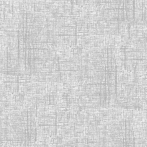 Paoletti Luxe Serafina Abstract Vinyl Wallpaper, Silver