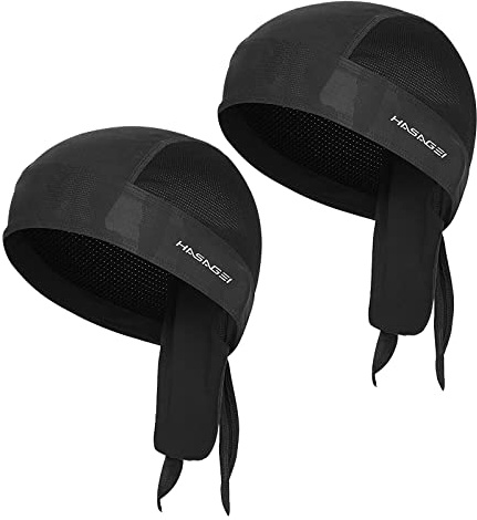 HASAGEI Gorra Deportiva, Bandana para motoristas, pañuelo para la Cabeza, Gorro de Verano, Gorro para Bicicleta, elástico, Transpirable, Absorbe el Sudor, de Secado rápido
