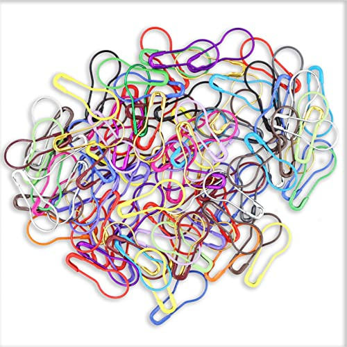 SZXMDKH Épingles De Sûreté, 100 Pcs Gourde Épingles, Epingle Nourrice Métal, Sécurité Pins, Epingle Nourrice, pour Travaux de Couture et de Bricolage, Marqueurs de Point