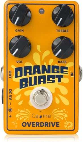 Caline CP-516 - Orange Burst, overdrive gitarreffektpedal, äkta bypass-design