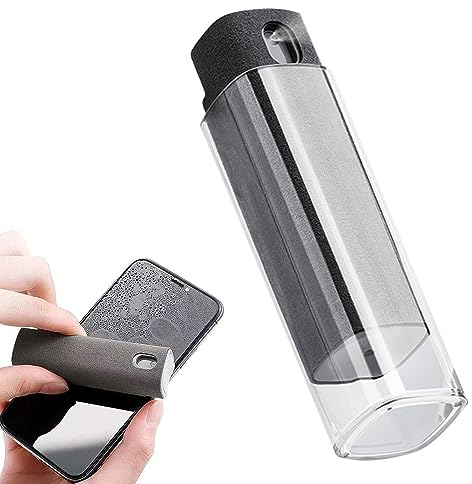 3-In-1 Screen Cleaner Tool & Microfiber Cloth Reusable Screen Cleaner Portable Spray Kit for Phone Laptop Tablet TV Monitor