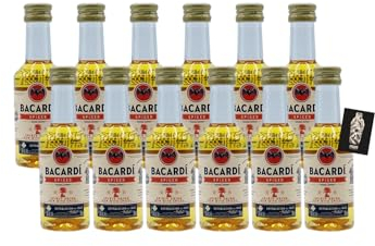 Bacardi 12er-Set Spiced Miniatur Rum (35% vol.) 12x50 ml