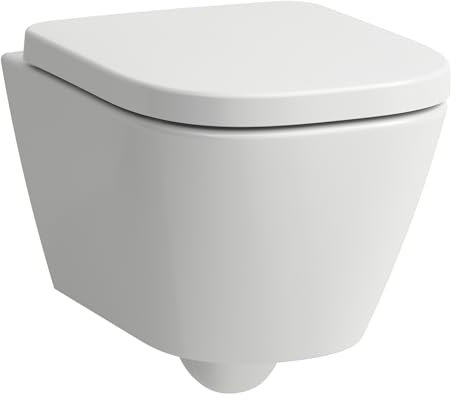 Laufen Meda WC suspendu Advanced compact, sans rebord, Silent Flush, 360x490mm, fixation cachée chasse deau basse, H8201134000001, Couleur: blanc