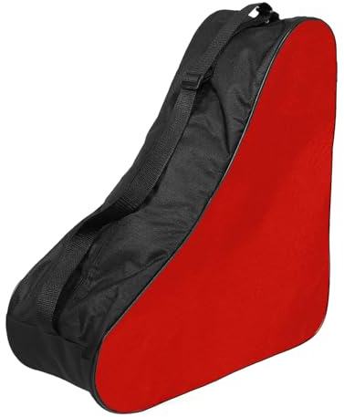 Firavggu Bolsa de Patinaje de Ruedas Bolsa de Patinaje de Hielo Azul Tela Oxford Hidrófugo Bolsa para Patines 4 Ruedas Correa de Hombro Ajustable Bolsa Patines Línea
