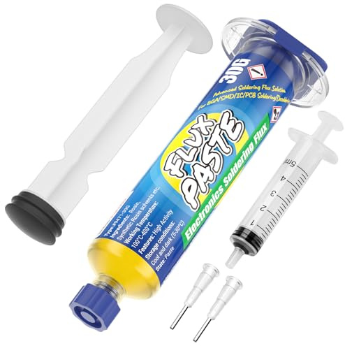 BEEYUIHF Rosin Paste Soldering Flux, Rosin Based Solder Flux, No Clean Rosin Solder Flux Paste, Good Adhesion for IC SMD Electrical Rework/Repair (30mL Syringe) #9471 by BEEYUIHF