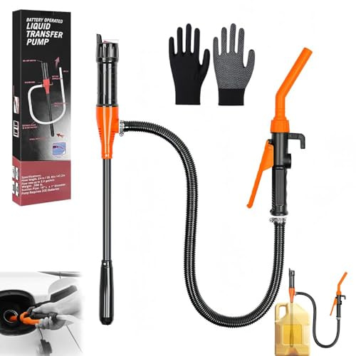 Batteria elettrica della pompa della benzina,Pompa di trasferimento del liquido,Pompa della batteria per tanica,Pompa dell'olio elettrica portatile,Pompa della benzina,Pompa tanica 2,4 GPM per benzina