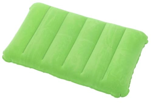 Large Inflatable Head Rest Cushion Rectangle Pillow For Back And Sitting Ease Health Home - Blow up Cushion for Travel and Camping - Soft and Comfortable (Navy Blue) (1, Green, One Size)