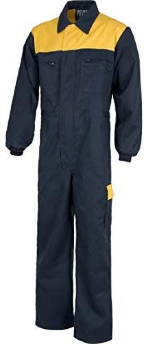 Mono de Trabajo - Buzo con Cuello Camisero