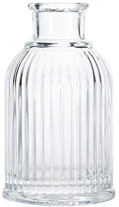 JIHUOO 100ml Clear Glass Diffuser Bottle Empty Aromatherapy Diffuser Jar Refillable Fragrance Diffuser Container