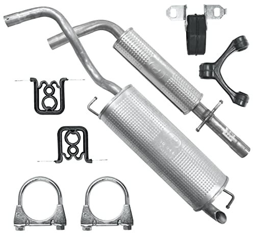 Polmo Schaldampferset Auspuff für Seat Leon 1 I VW NBeetle 1 I 1.4