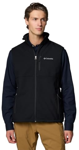 Columbia Men's Ascender II Softshell Vest, Black, Large