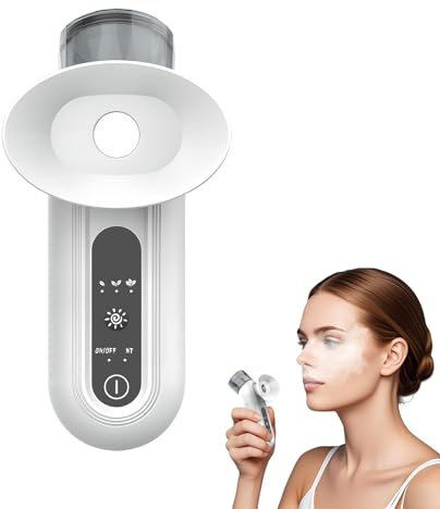 Nano Mist Sprayer - Eye Steamer Mist Spray for Dry Eyes Hair Steamer, Steam Therapy Wand for Dry Eyes, Face Steamer, Eye Spray for Tired, Small Electric Eye Mist Sprayer with Warm Compress