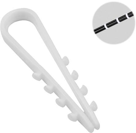 WPPQWP Schlaufendübel, 100 Stück 3-13mm Steckschlaufe Kabelschellen für Kabelbefestigung