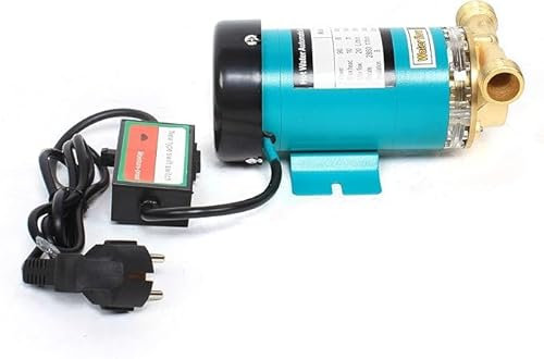 MEHOOSPVN Bomba de agua caliente de 90 W, 220 V, 50 Hz, 20 l/min, cabezal máximo, 15 m, automática, bomba de presión doméstica, para calentadores de agua, ducha, agua del grifo, bomba de circulación