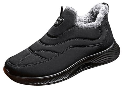 Scarpe Neve Uomo Invernali Comode Stivali Antiscivolo Foderati Caldo Stivaletti Camminata Casual Militari Scarpe Doposci Impermeabili Imbottiti Classico Scarponi Antinfortunistica Stivali Da Sci
