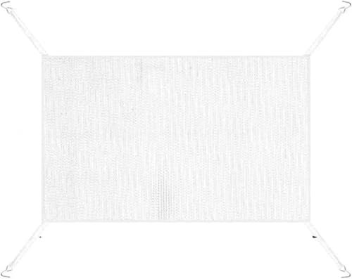 Rete di Protezione per Griglia Auto per Smart Fortwo Forfour 450 451 454 453, Rete Protezione Radiatore Rete Protettiva per Paraurti Prevenzione di Pietre Sporco e Foglie,White