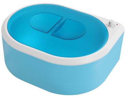265 W, 2,4 l, paraffina, bagno di paraffina, scalda bagno di paraffina, per mani e piedi, temperatura regolabile da 55 a 70 °C, macchina da bagno con vaso interno in alluminio, paraffina elettrica