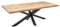 invicta INTERIOR Massiver Industrial Esstisch Galaxie 200cm Mangoholz sternenförmiges Gestell Massivholz Holztisch Tisch