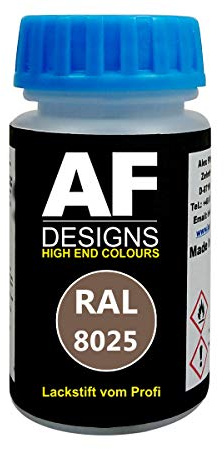 Alex Flittner Designs Pennarello vernice RAL 8025 marrone chiaro opaco 50 ml ad asciugatura rapida acrilico