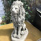 Upright Lion Stone Statue Large Garden Ornament | Reconstituted Stone Concrete African Animal Outdoor Decoration British Made Sculpture