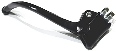 1 Paire Levier de Frein de Vélo Ville Rétro Route Guidon Barre Pliée Levier de Frein Pignon Fixe Vélo Frein Poignée Partie (Noir)