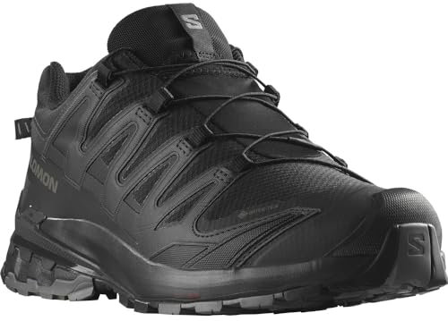Salomon XA Pro 3D v9 Wide GTX 472770, Mens Running Shoes, Black, 41 1/3 EU