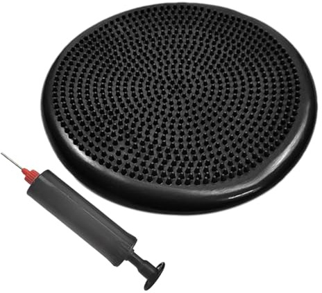 Disco de estabilidad, disco de, Cojín de asiento de, bomba incluida, Asientos flexibles para el aula, el disco de balance de equilibrio inflable, mejorar la postura, el estado físico, la estabilida
